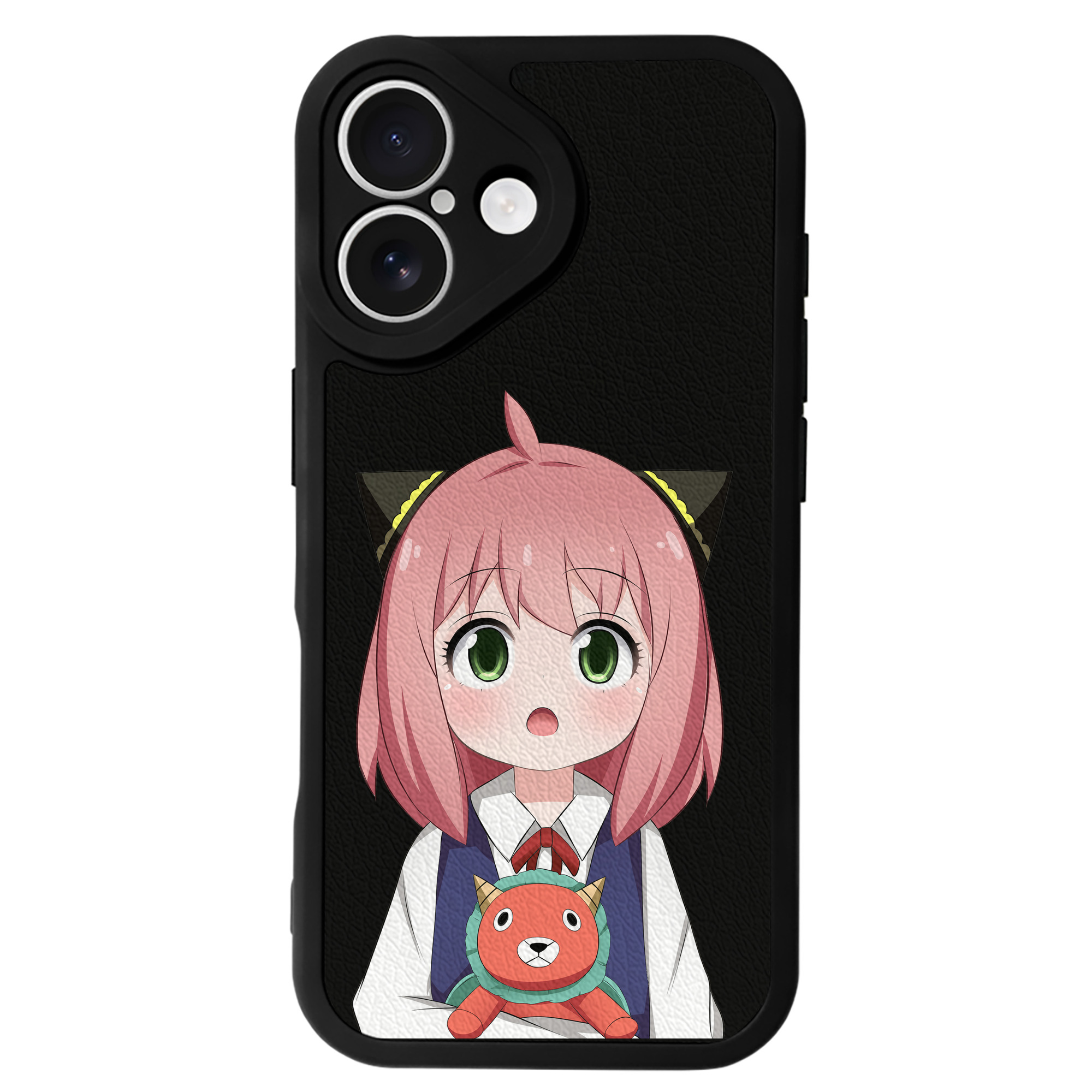 （画像用） SPY×FAMILY间谍家家酒 【iPhone 16シリーズ対応】シリコンスマホケース（レザー調） 材質：シリコン